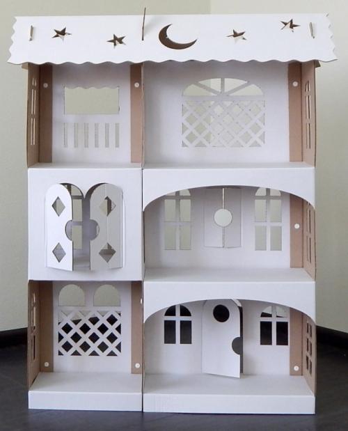 Домик из картона маленький. Как сделать красивый домик из картона своими руками: схемы и мастер-класс изготовления с подробной инструкций (115 фото-идей)