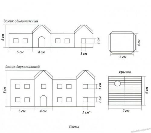 Как сделать домик из картона маленький. Как сделать домик из картона для детей своими руками