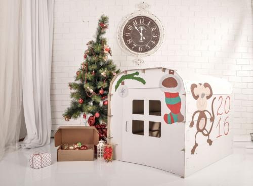 Домик из картона маленький. Как сделать красивый домик из картона своими руками: схемы и мастер-класс изготовления с подробной инструкций (115 фото-идей)