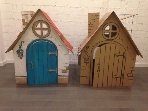 Домик из картона маленький. Как сделать красивый домик из картона своими руками: схемы и мастер-класс изготовления с подробной инструкций (115 фото-идей)