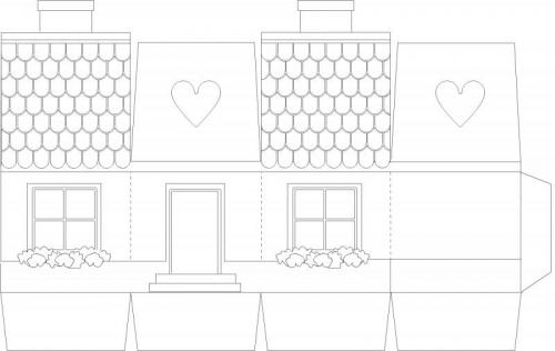 Как сделать домик из картона маленький. Как сделать домик из картона для детей своими руками