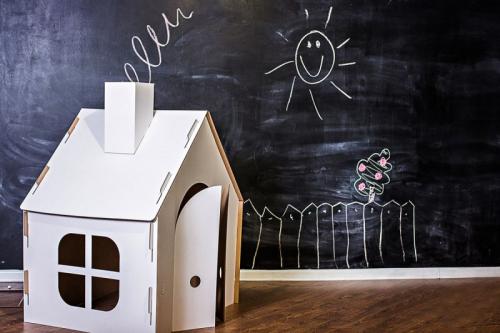 Домик из картона маленький. Как сделать красивый домик из картона своими руками: схемы и мастер-класс изготовления с подробной инструкций (115 фото-идей)