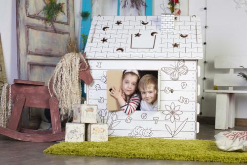 Домик из картона маленький. Как сделать красивый домик из картона своими руками: схемы и мастер-класс изготовления с подробной инструкций (115 фото-идей)