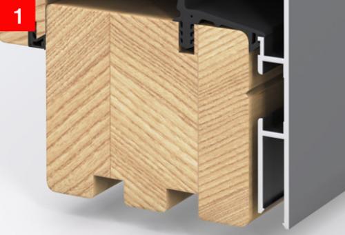 Металло деревянные окна. Дерево алюминиевые окна: особенности конструкции.