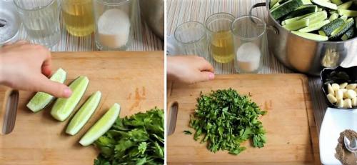 Салат из больших огурцов на зиму Пальчики оближешь. Салат с огурцами, чесноком и петрушкой «Пальчики оближешь»