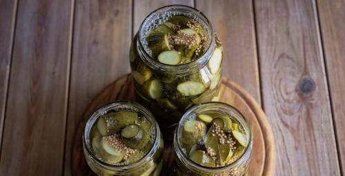 Маринованные корнишоны с горчицей. Огурцы по-фински с семенами горчицы на зиму