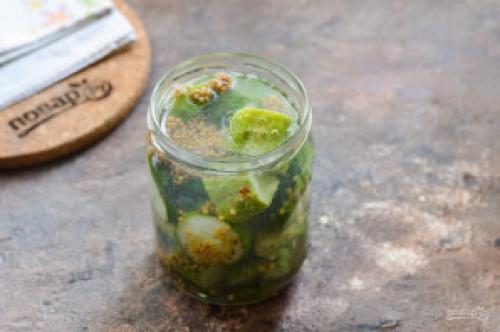 Огурцы по-французски на зиму. Маринованные огурцы с французской горчицей на зиму