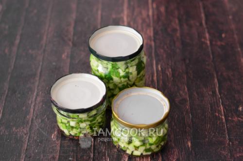 Огурцы кубиками для салатов на зиму без стерилизации: простой рецепт 06 Огурцы кубиками для салатов на зиму без стерилизации: простой рецепт 06