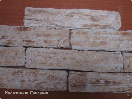 Как сделать мини кирпичи в домашних условиях. Мастер-класс Материалы и инструменты Литьё Изготовление кирпичиков мастер-класс Гипс цемент Фольга