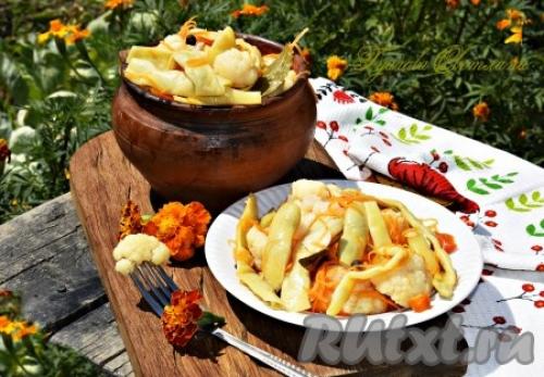 Турша из фасоли на зиму. Ингредиенты 14