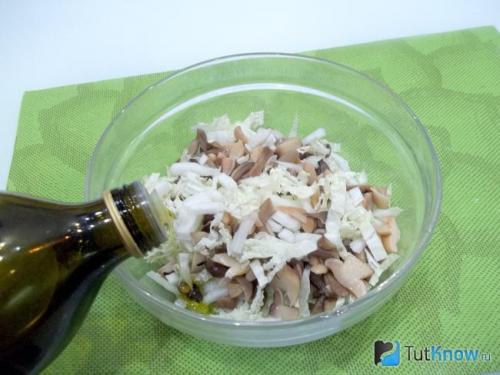 Пекинская капуста с курицей и грибами 25 Пекинская капуста с курицей и грибами 25