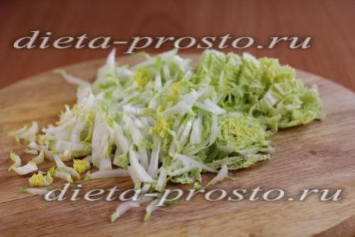 Тушеная пекинская капуста с грибами. Постная пекинская капуста, тушенная с лисичками. Вкусная коллекция 13