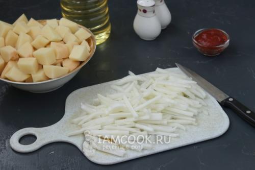 Рецепт тушеная пекинская капуста с шампиньонами. 32