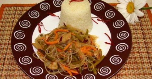 Теплый салат из шампиньонов и пекинской капусты 04 Теплый салат из шампиньонов и пекинской капусты 04