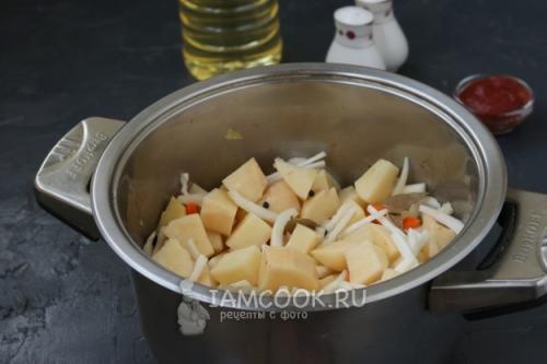 Жареная пекинская капуста с шампиньонами. Салат «Пир королевы» 09 Жареная пекинская капуста с шампиньонами. Салат «Пир королевы» 09