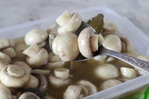 Маринованные шампиньоны на зиму, как в магазине. Маринованные шампиньоны в домашних условиях. Быстро к столу и на зиму. 9 простых рецептов