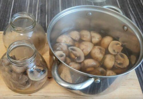 Маринованные шампиньоны на зиму, как в магазине. Маринованные шампиньоны в домашних условиях. Быстро к столу и на зиму. 9 простых рецептов