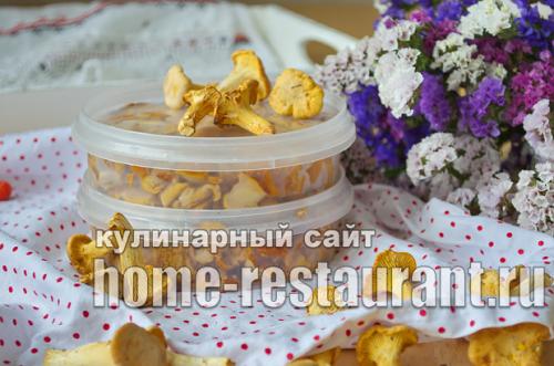 Как заморозить грибы лисички. Как заморозить лисички на зиму