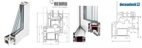 Rehau профиль сравнение. Сравнение профилей Deceuninck и Rehau по характеристикам