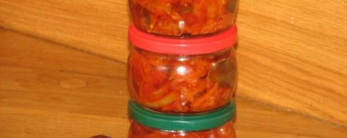 Салат с грибами и болгарским перцем на зиму. Салат с грибами на зиму