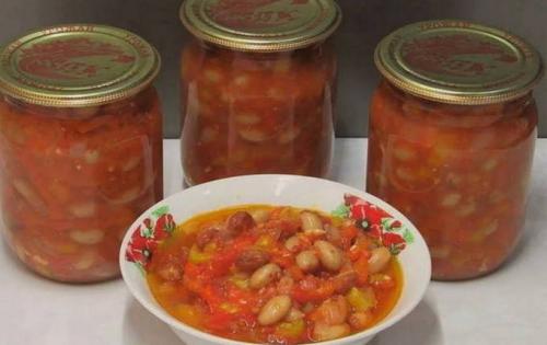 Фасоль консервированная рецепты на зиму. Фасоль на зиму в банках