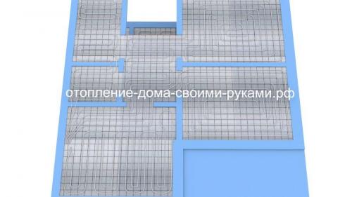 Теплый пол на втором этаже. Текст видео 07