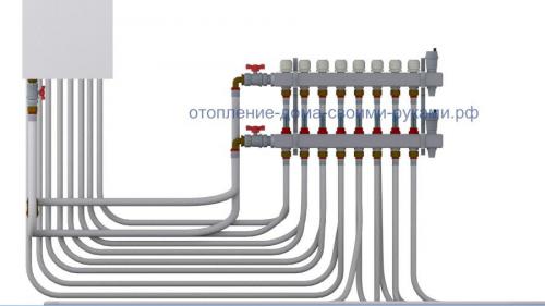 Теплый пол на втором этаже. Текст видео 06