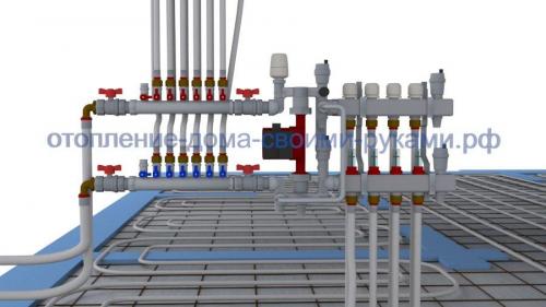 Теплый пол на втором этаже. Текст видео 05