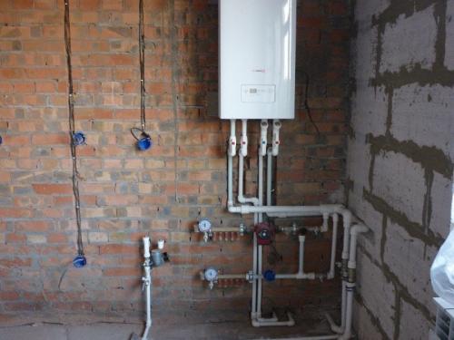 Нормы установки настенного газового котла. Установка на разные стены