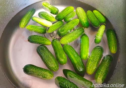 Закатка огурцов на 1 литровую банку на зиму. Хрустящие маринованные огурцы в банках 1 литр