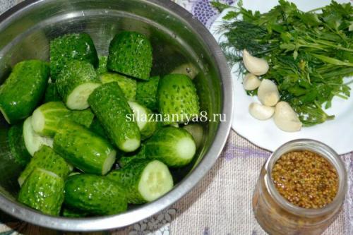 Огурцы на зиму: как закатать 1 литровую банку 06