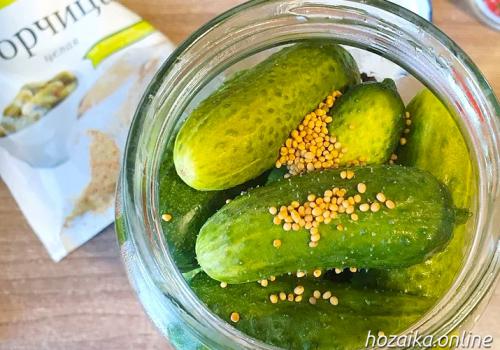 Закатка огурцов на 1 литровую банку на зиму. Хрустящие маринованные огурцы в банках 1 литр