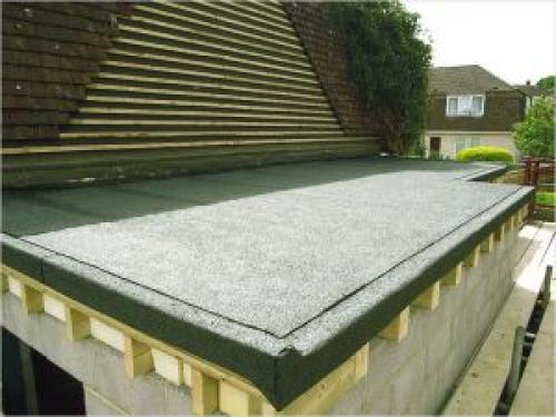 Плоская крыша конструкция. 