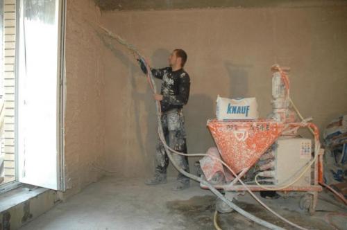 Механизированная штукатурка стен под покраску. Механизированная штукатурка — можно ли доверять технологии и плюсы применения на фото
