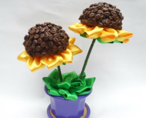 Кофейный топиарий значение. Кофейный топиарий своими руками: мастер-класс изготовления красивых поделок из кофейных зерен для начинающих