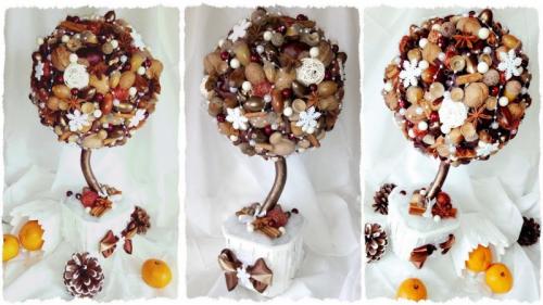 Кофейный топиарий значение. Кофейный топиарий своими руками: мастер-класс изготовления красивых поделок из кофейных зерен для начинающих