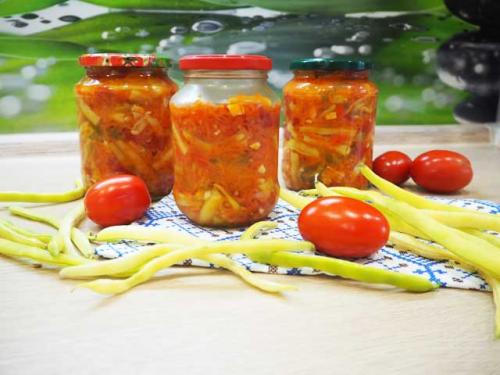 Можно ли добавлять другие овощи в марину для стручковой фасоли. Спаржевая фасоль с томатами и овощами, консервированная на зиму в банках (лучший рецепт)