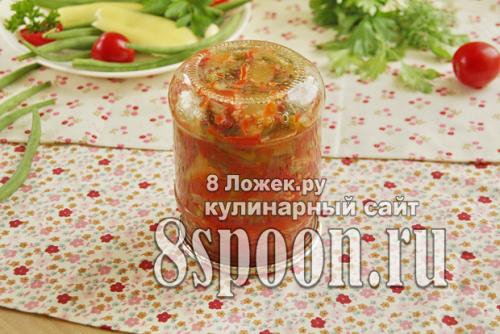 Зеленое лобио на зиму. Лобио из стручковой фасоли на зиму