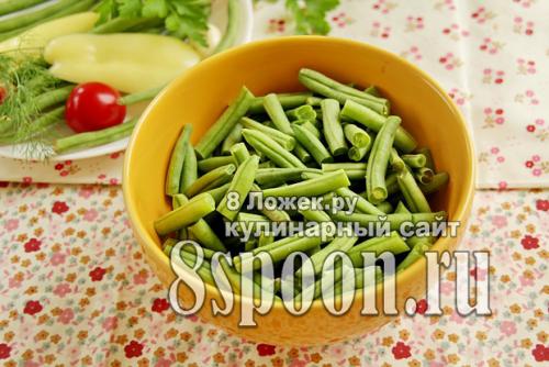 Зеленое лобио на зиму. Лобио из стручковой фасоли на зиму
