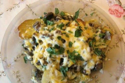 Как готовить вешенки в духовке. Рецепт приготовления картошки с вешенками в духовке