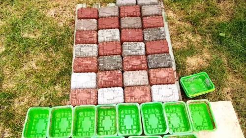 Тротуарная плитка своими руками без форм. Процесс производства тротуарной плитки