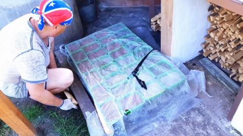 Тротуарная плитка своими руками без форм. Процесс производства тротуарной плитки