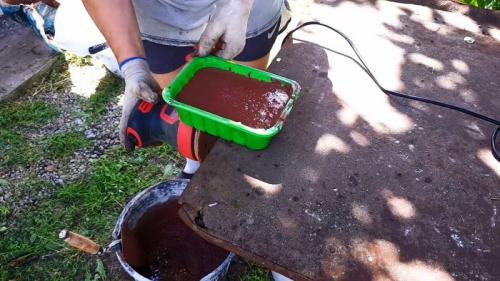 Тротуарная плитка своими руками без форм. Процесс производства тротуарной плитки