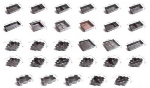 Форма для тротуарной плитки своими руками. Виды форм