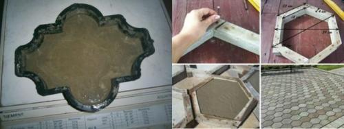 Тротуарная плитка своими руками без вибростола