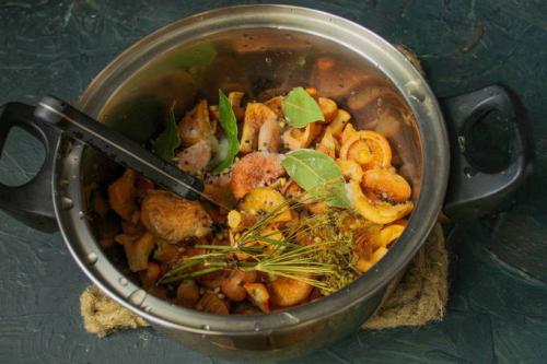 Рыжики по-царски рецепт. Засолка рыжиков с дубовыми листьями