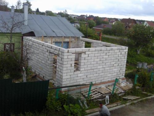 Какие виды конструкций можно построить, используя газобетонные блоки. Какие дома подходят для пристройки дополнительных помещений?