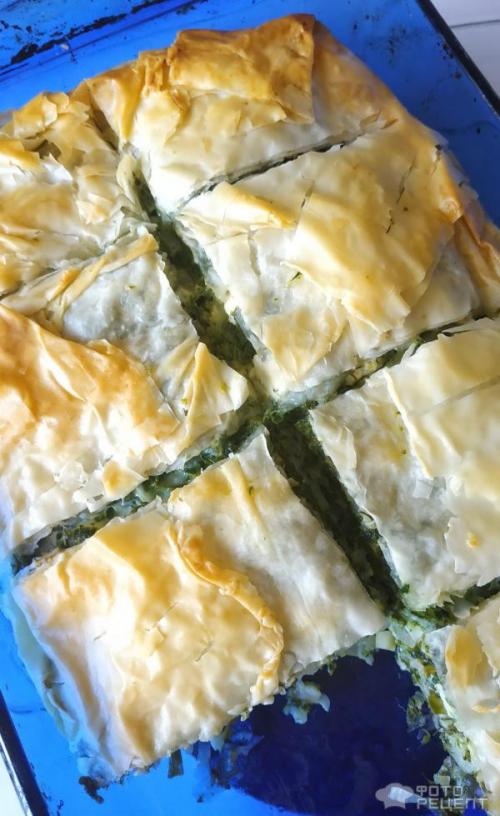 Чем заменить шпинат в пироге. Рецепт: Спанакопита - пирог со шпинатом - если фило заменить на слоеное, то получится не хуже.